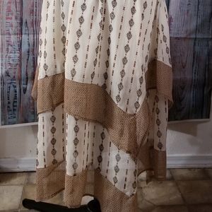 Style & Co skirt, flare and uneven